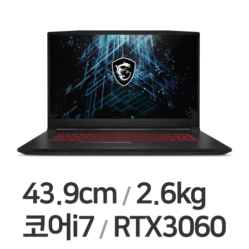MSI GF시리즈 Sword GF76 A11UE 베이직 WIN10 16GB램 (SSD 512GB)_이미지