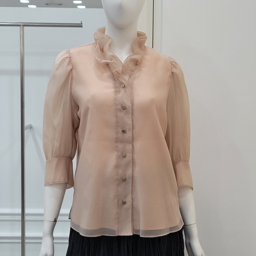 미니멈 패플 클래식 쉬폰 블라우스 MYBAWB4092PE _IC_이미지