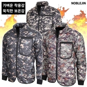 노블진 남성 Q 밀리터리깔깔이점퍼 겨울 자켓 보온  jin_1148