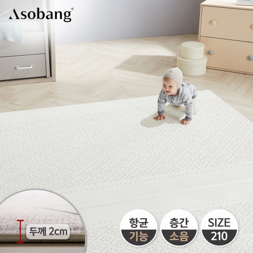 파크론 아소방 아소방 프라임 유아 놀이방매트 히든하트 210x140x2cm (1개)