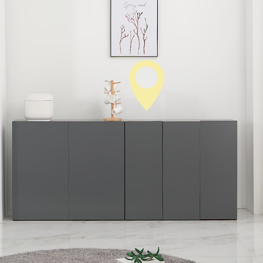 데이즈 낮은 슬림형 3단 틈새장 900