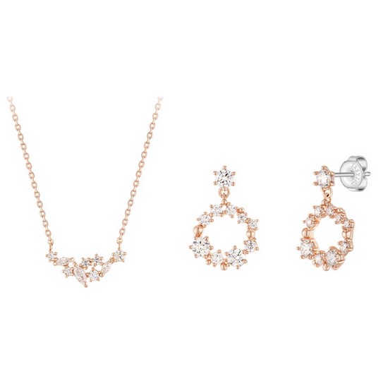 제이에스티나 제이블랑 목걸이+귀걸이 세트 SET-JJPJNQ9AF509SR420+JJPJEQ9AF506SR000
