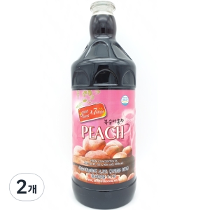 스위트코리아 복숭아홍차 1000ml 2개