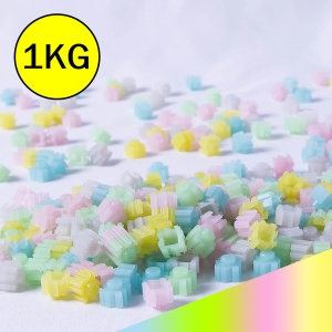 1KG 37.디폼블럭 야광혼합 약5600개 8mm