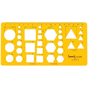 산키스 템플레이트 다각형 NO.206 기하학정규 -45929 미술입_이미지