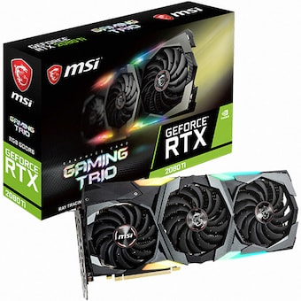 MSI 지포스 RTX 2080 Ti 게이밍 트리오 D6 11GB 트라이프로져