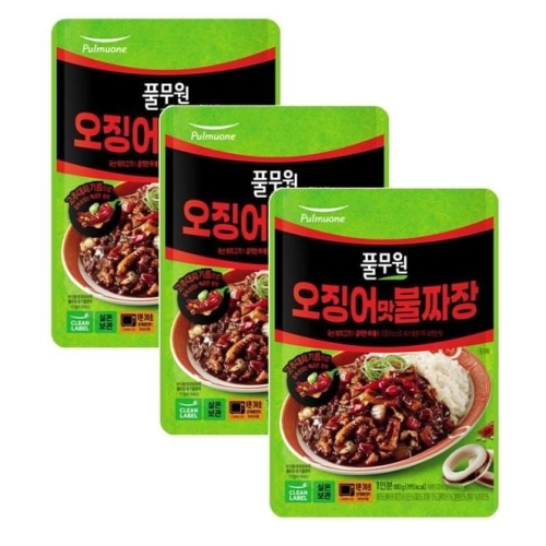 풀무원 오징어맛불짜장 180g [3개]