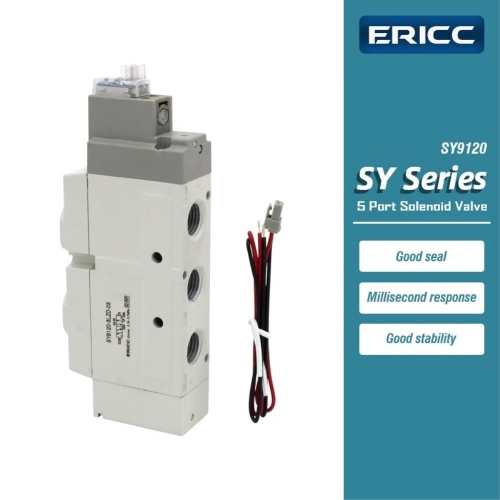 SMC SY9120 �ø��� 5 ��Ʈ 2 �ַ����̵� ��� SY9120-3LZD/4LZD/5LZD/6LZD ���� ��� ���� ���Ϸ� �ڵ�ȭ