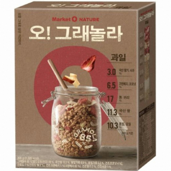 오리온 마켓오 오! 그래놀라 과일 300g (1개)