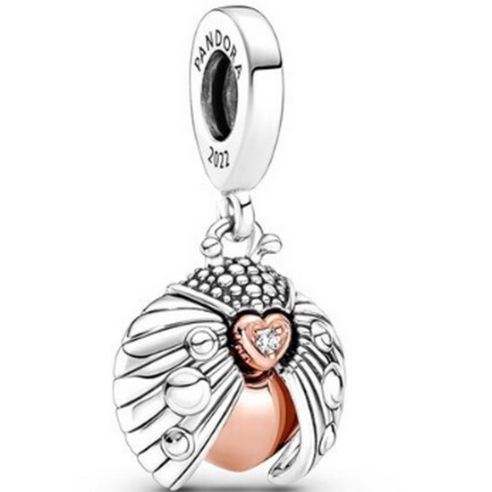 판도라 클럽 2022 레이디버드 앤 하트 댕글참 780072C01