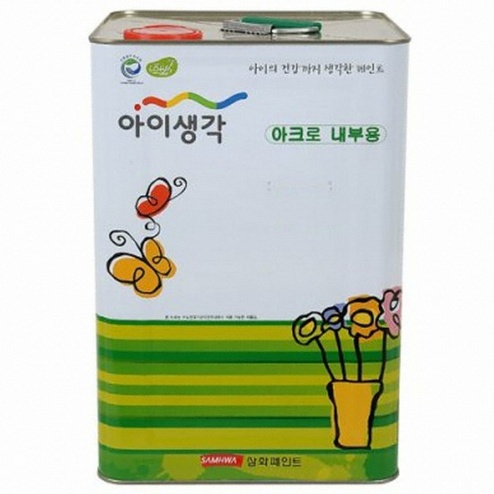 삼화페인트 아이생각 아크로 내부용 수성페인트 (18L)