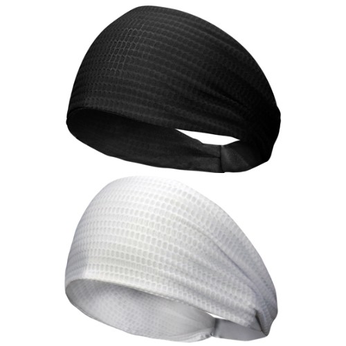 원아더 냉감 스포츠 풀콜드 헤드밴드 2p (블랙+화이트)_이미지