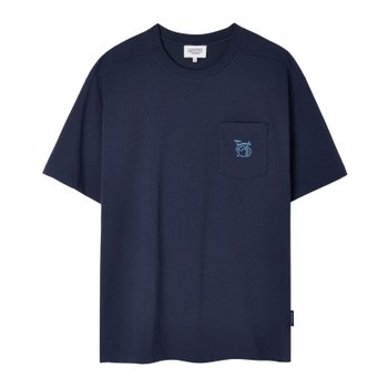자전거 자수 반팔 티셔츠 P262MTS131