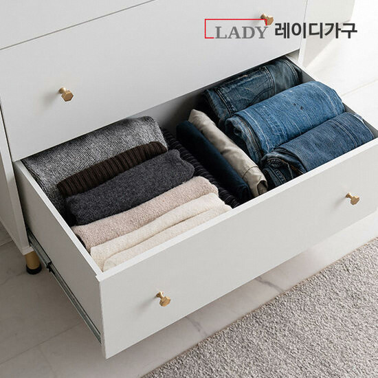 레이디가구 벨 3단 서랍장 (80cm)_이미지