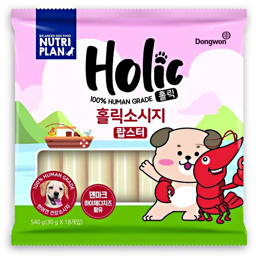 홀릭 소시지 랍스터 18개입 540g