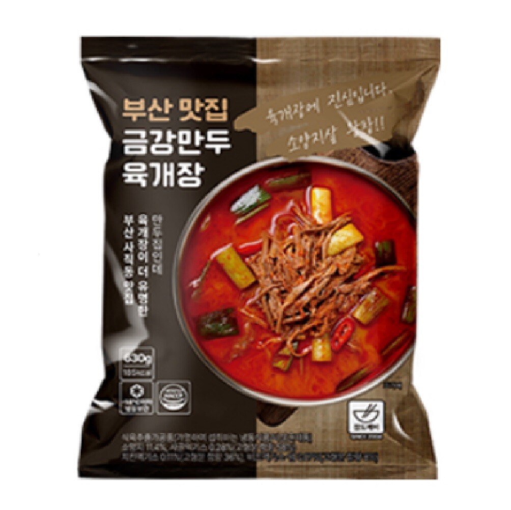 참도깨비푸드 금강만두 육개장 630g (5개)이미지입니다. 누르면 해당 게시물로 새창이동합니다.