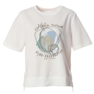 안지크 밑단절개프린팅티셔츠 AJ2TS5170_이미지