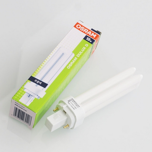 오스람 DULUX D 삼파장 콤팩트 형광램프 18W (1개)_이미지