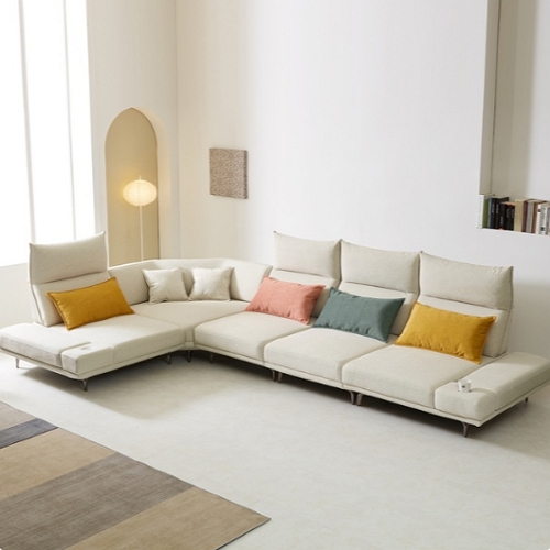 리버퍼니쳐  미온 코너형 컵홀더 스윙 갤럭시원단 패브릭 소파 6인용