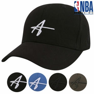 NBA 공요 농구팀 애틀란타 호크스 빅사이즈 볼캡 캡모자 올블랙 카키 245AAP441P_이미지