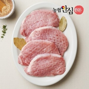 농협안심한돈 육사모 국내산 돼지고기 등심 돈까스용 500g (1개)_이미지