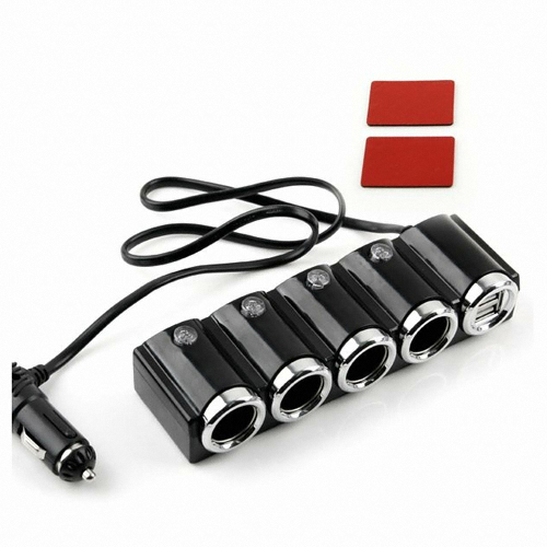 라이트컴 COMS 차량용 시가 소켓(4구) + USB 2포트 ITB762