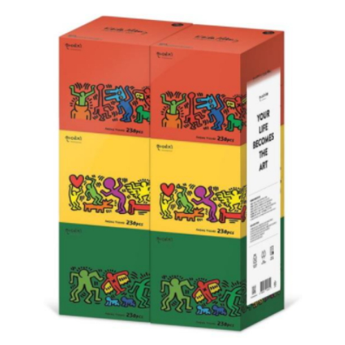 한예지 키스해링 페스타 미니 미용티슈 230매 (6입) (4팩(24입))