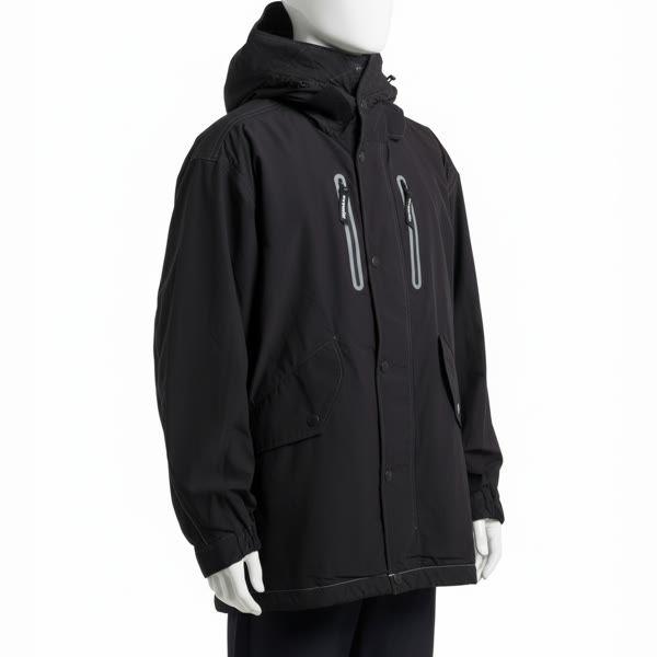 앤드 원더 Fishtail Octa Coat Black 5744281137-010 피쉬테일 옥타 코트