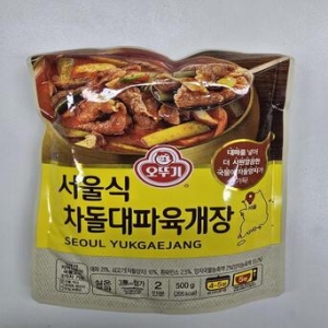 오뚜기 서울식 차돌대파 육개장 500g이미지입니다. 누르면 해당 게시물로 새창이동합니다.