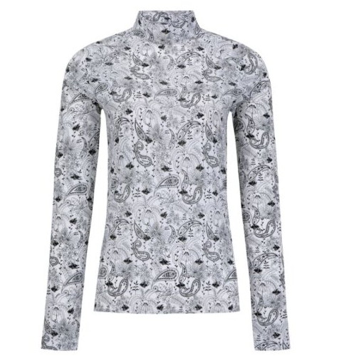 파리게이츠 모크넥 쿨링 긴팔 티셔츠 521D1TI101_GY_이미지