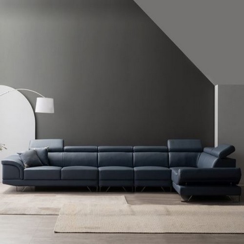 우아미가구  베소 카우치 코너형 가죽 소파 8인용