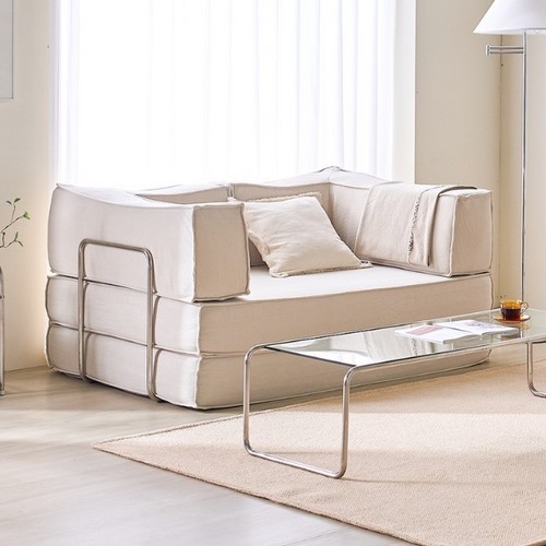 퍼니인어스 멜로우 엣지 압축 패브릭 소파 1인용 1500_이미지