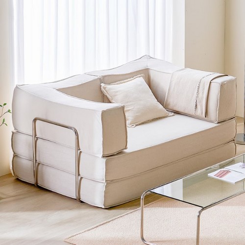 퍼니인어스 멜로우 엣지 압축 패브릭 소파 1인용 1500_이미지