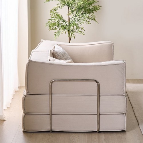 퍼니인어스 멜로우 엣지 압축 패브릭 소파 1인용 1500_이미지