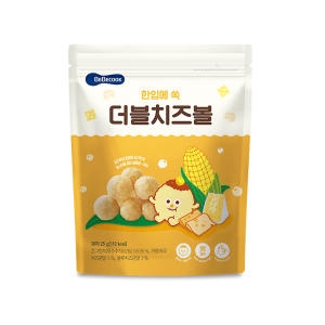베베쿡 한입에 쏙 더블치즈볼 25g (1개)_이미지
