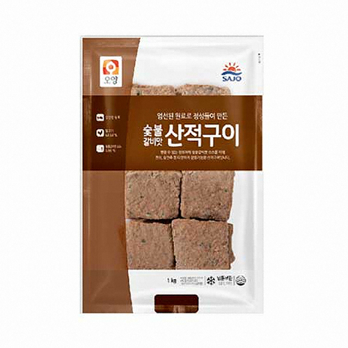 사조대림 오양 숯불갈비맛 산적구이 1kg (2개)