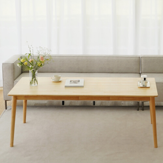 마루이 헤이즐 패밀리 리빙다이닝 원목 낮은 식탁 1800 (의자6개)_이미지