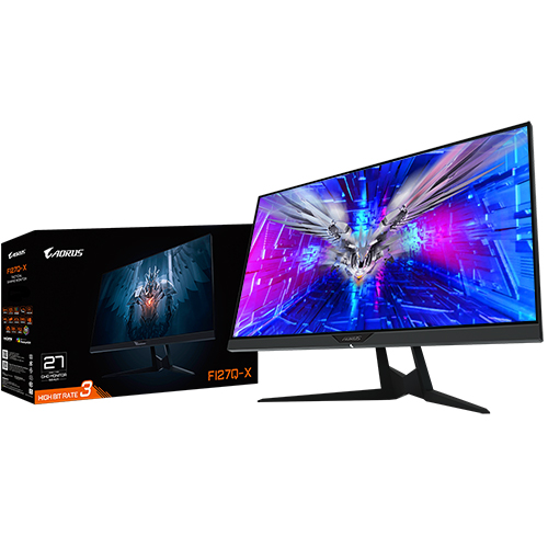 GIGABYTE AORUS FI27Q-X ���۽��ǵ� IPS HBR3 RGB Fusion ���̾���
