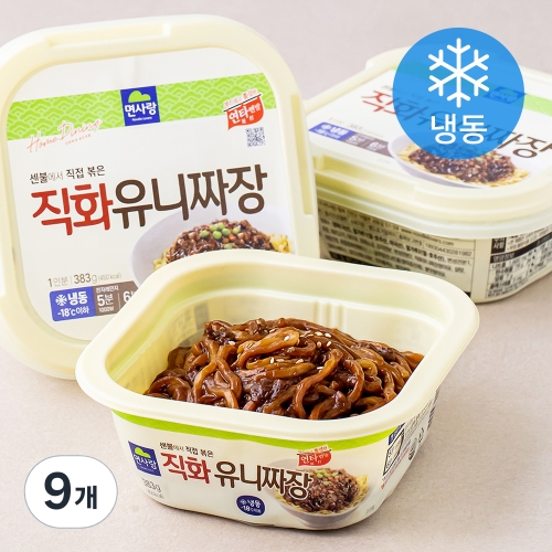 면사랑 직화 유니짜장 냉동 383g 9개_이미지