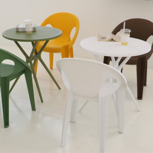 체어센스 퍼센트 야외 테이블 650 (의자별도)_이미지