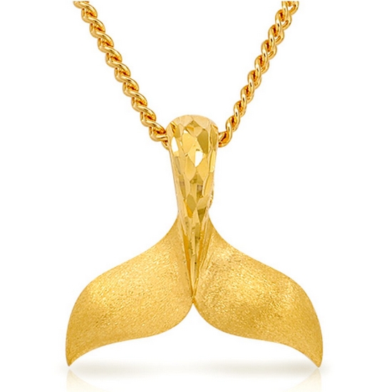 골드모아 목걸이 행운 아이템 7.5g (고래꼬리 무광)_이미지