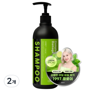 셀티아라 클로이 트리플 블랙 퍼퓸샴푸 라임바질향 500ml 2개_이미지