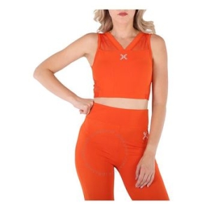 겐조 우먼 레이디 로고 프린트 오렌지 Sports Bra, Size 라지 FB52TO8564SC-16 303590