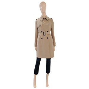 숲(SOUP) 더블 베이직 중기장 트렌치코트 SA3BB90_이미지