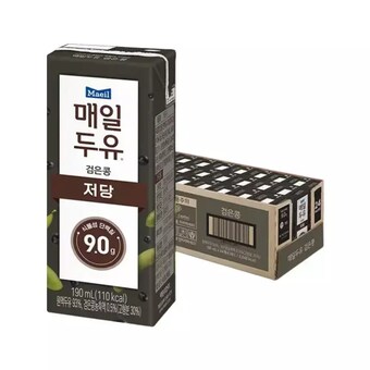 <b>매일</b>유업 <b>매일</b><b>두유</b> 검은콩 식물성 단백질 190ml