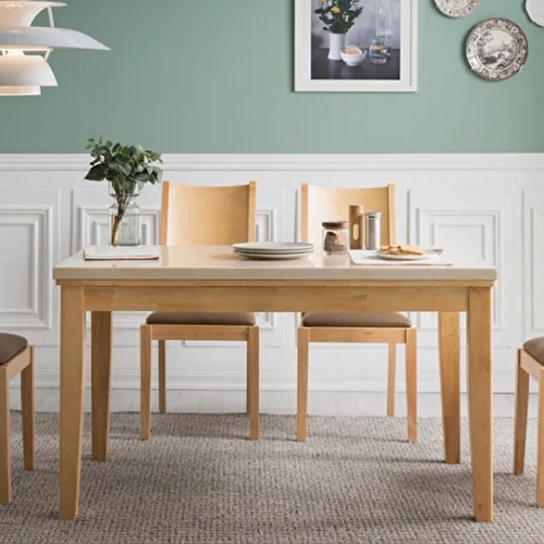 NEW 에렌 내추럴 대리석 식탁 1300