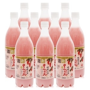 문경주조 문경 오미자 생막걸리 6.5도 500ml (10개)