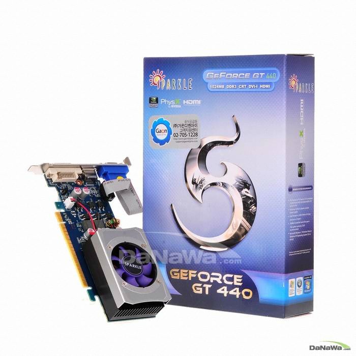 SPARKLE 지포스 GT440 D3 1GB LP_이미지