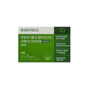 바디닥터스 초임계 식물성 알티지 오메가3 프리미엄 30캡슐 (6개)_이미지
