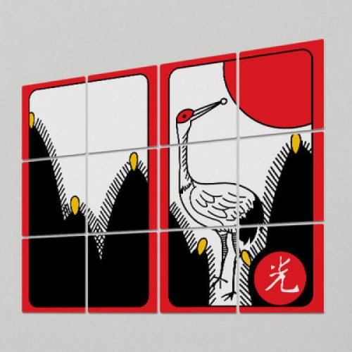 아트박스 꾸밈 pk398-멀티액자_화투1월2